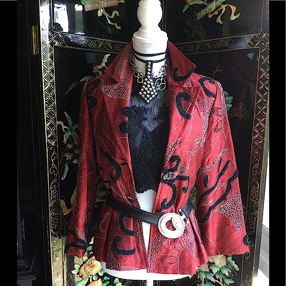 Vintage Silk Jacket Pb2